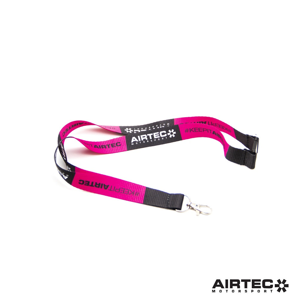 AIRTEC Motorsport Black & Pink Lanyard