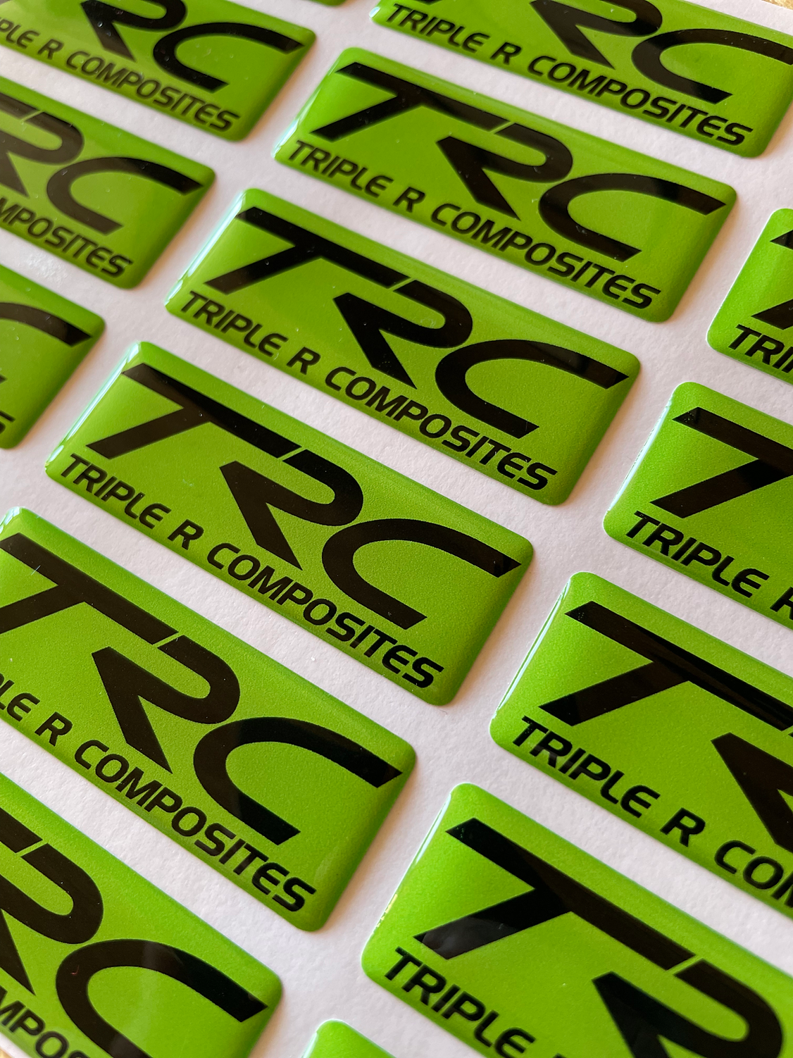 TRC Gel Badge - NEON Edition