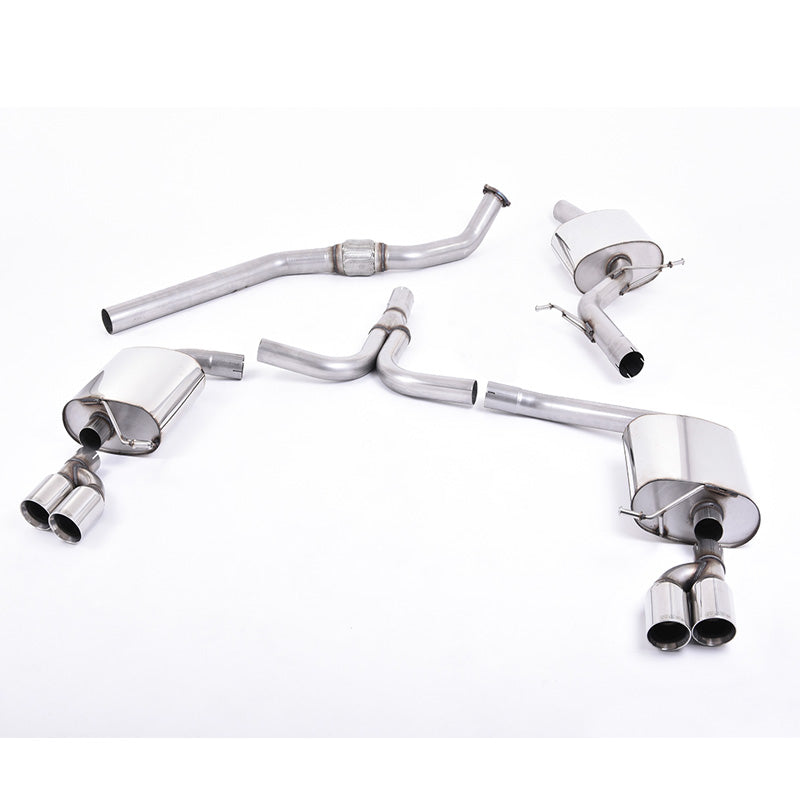 Milltek Cat-back Audi A4 2.0 TFSI S line B8 2WD and quat