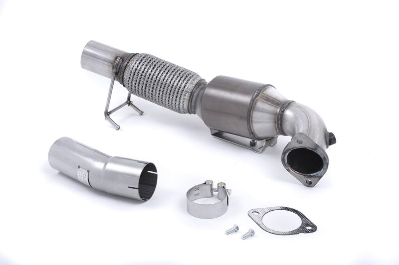 Milltek Large Bore Downpipe and Hi-Flow Sports Cat Ford Fo
