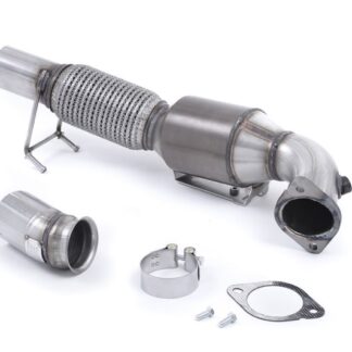 Milltek Large Bore Downpipe and Hi-Flow Sports Cat Ford Fo