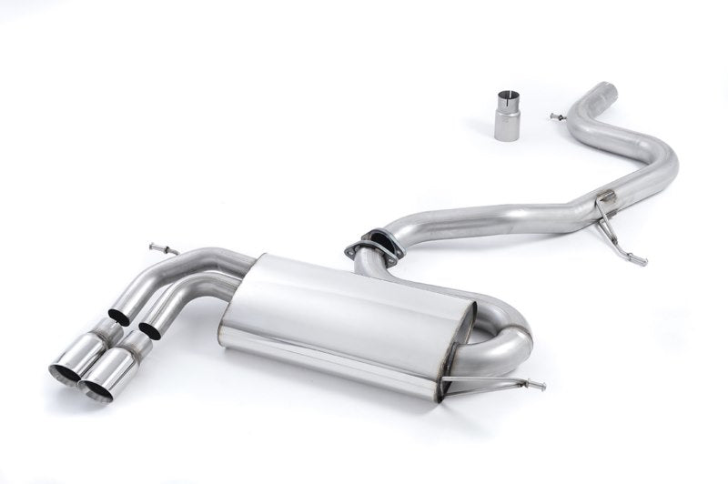 Milltek Cat-back Volkswagen Golf Mk5 GTi 2.0T FSI 2004 – Non-resonated (louder) with smaller-volume rear silencer