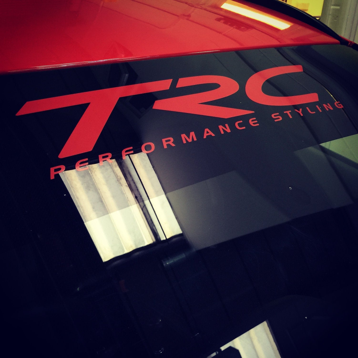 TRC Performance Styling Sun Strip Sized Vinyl