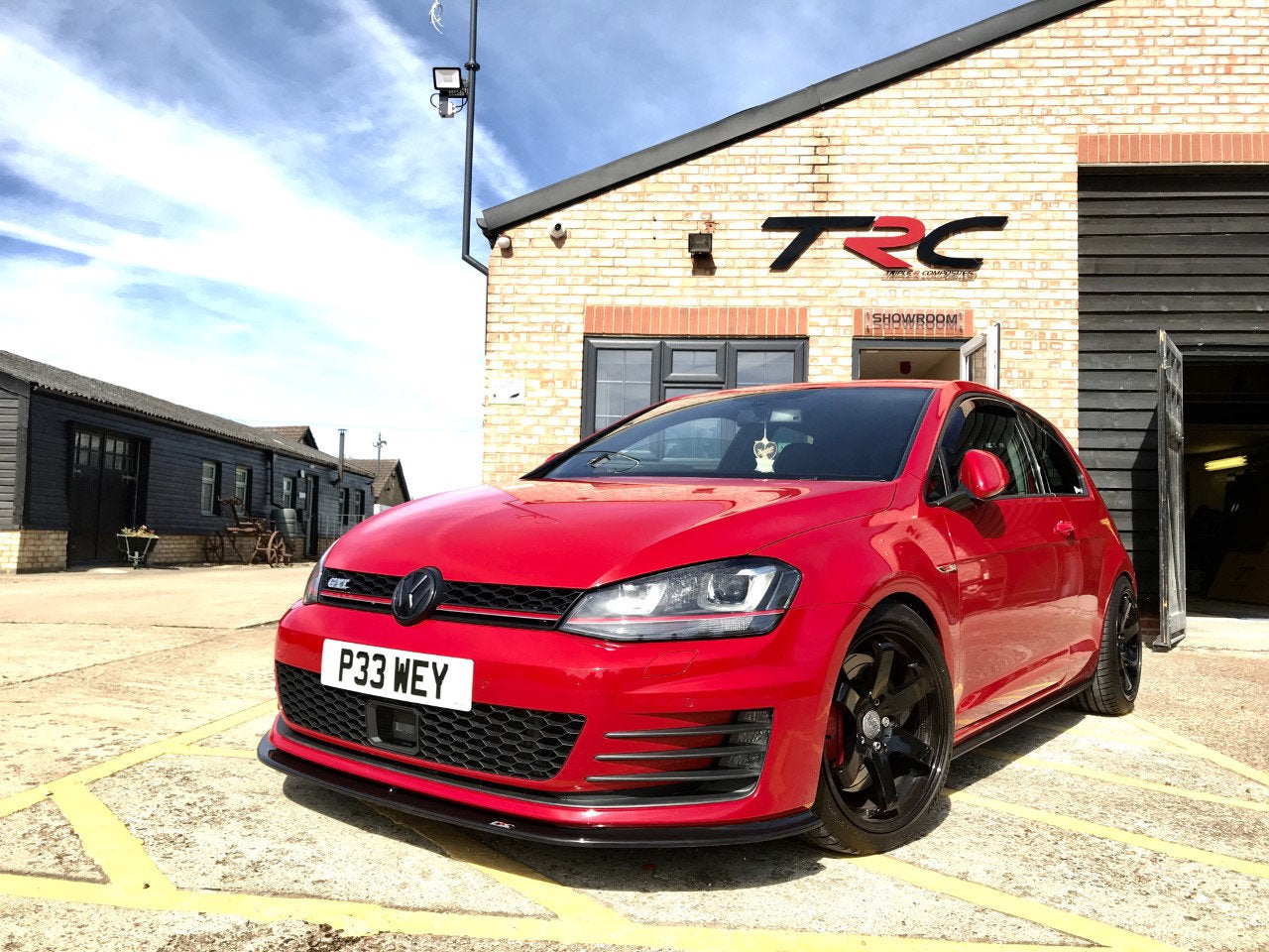 Volkswagen Golf MK7 GTD - V2 Front Splitter
