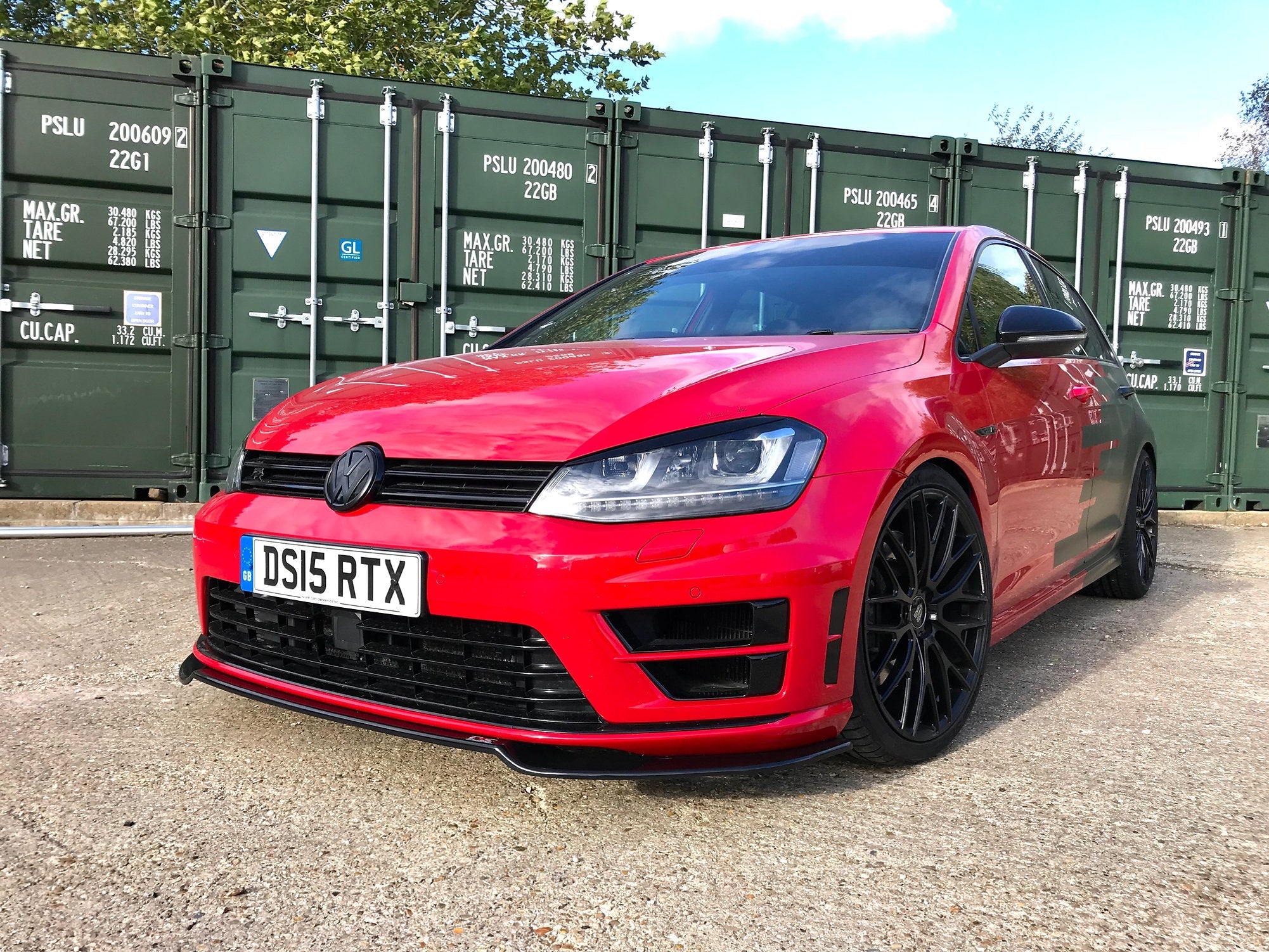 Volkswagen Golf MK7 R - V2 Front Splitter