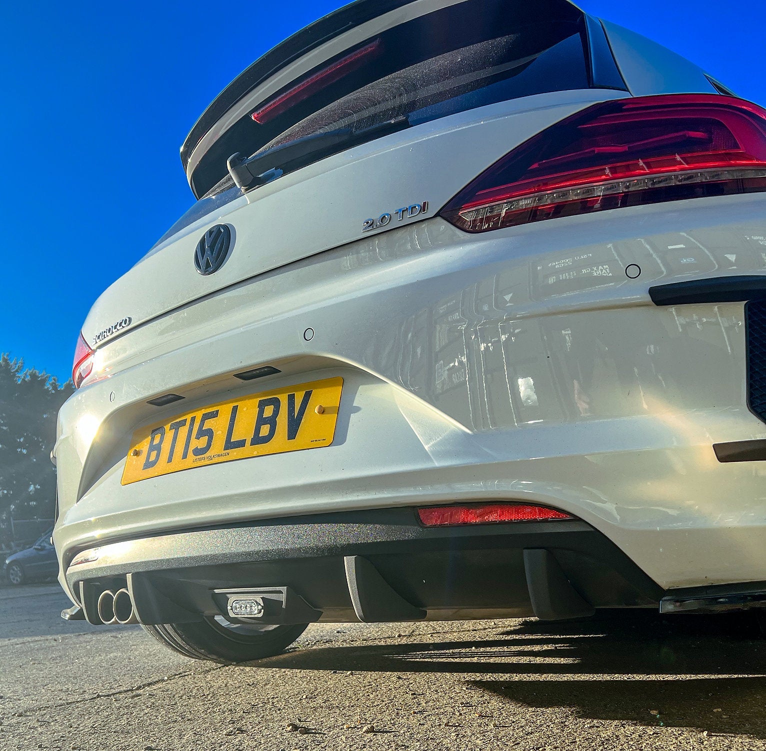 Volkswagen Scirocco MK3 R-Line Facelift - 4 Diffuser Fins & Rain Light