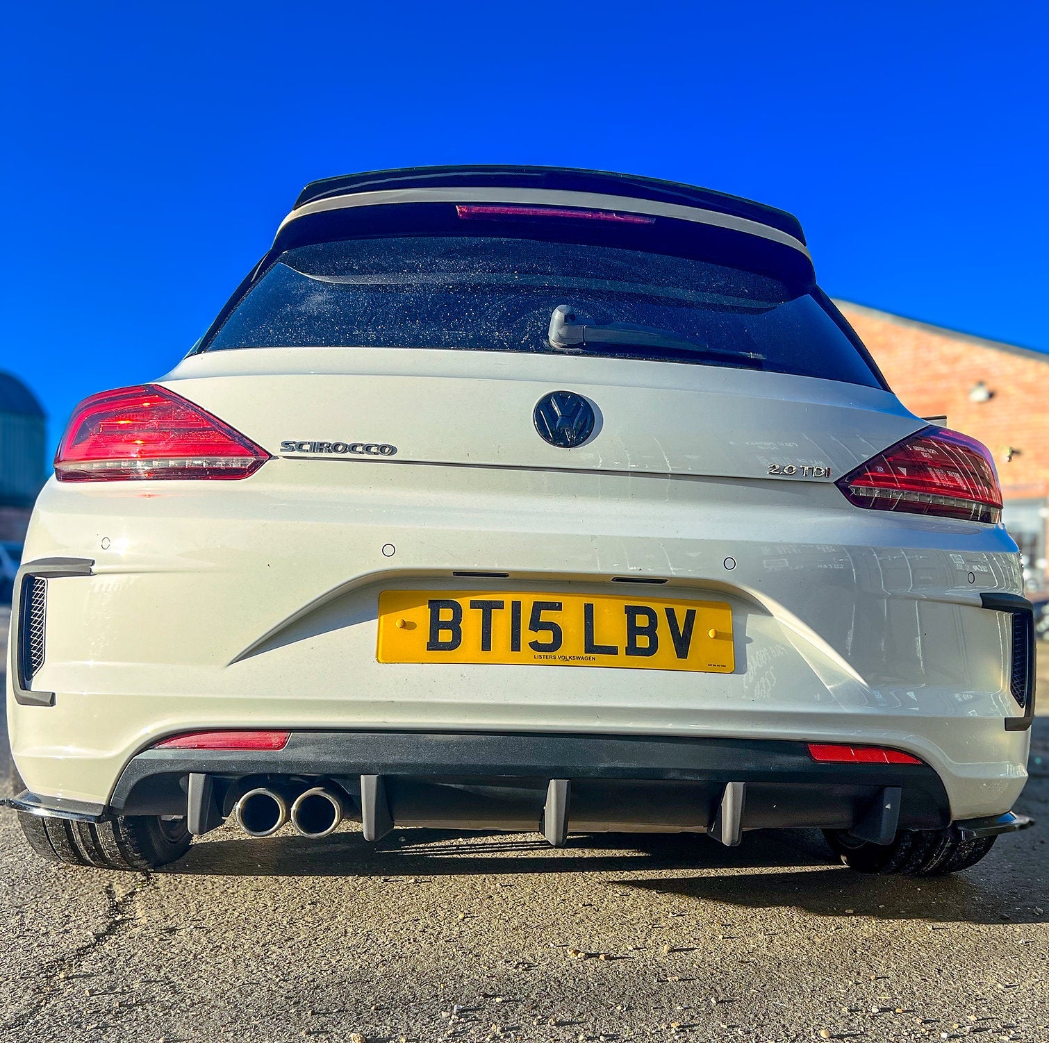 Volkswagen Scirocco MK3 R-Line Facelift - 5 Diffuser Fins