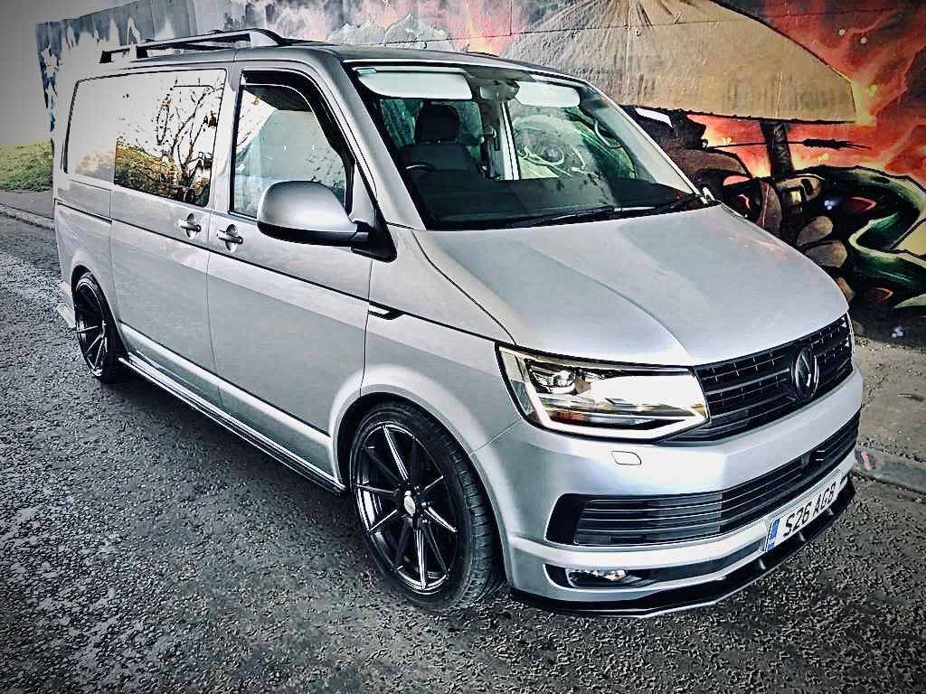 Volkswagen Transporter T6 Non-Sportline Short Wheelbase - Side Skirt Splitters