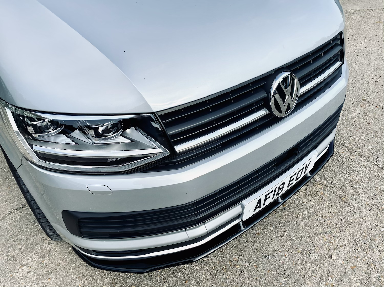 Volkswagen Transporter T6 Non-Sportline Short Wheelbase - Styling Factory Front Splitter