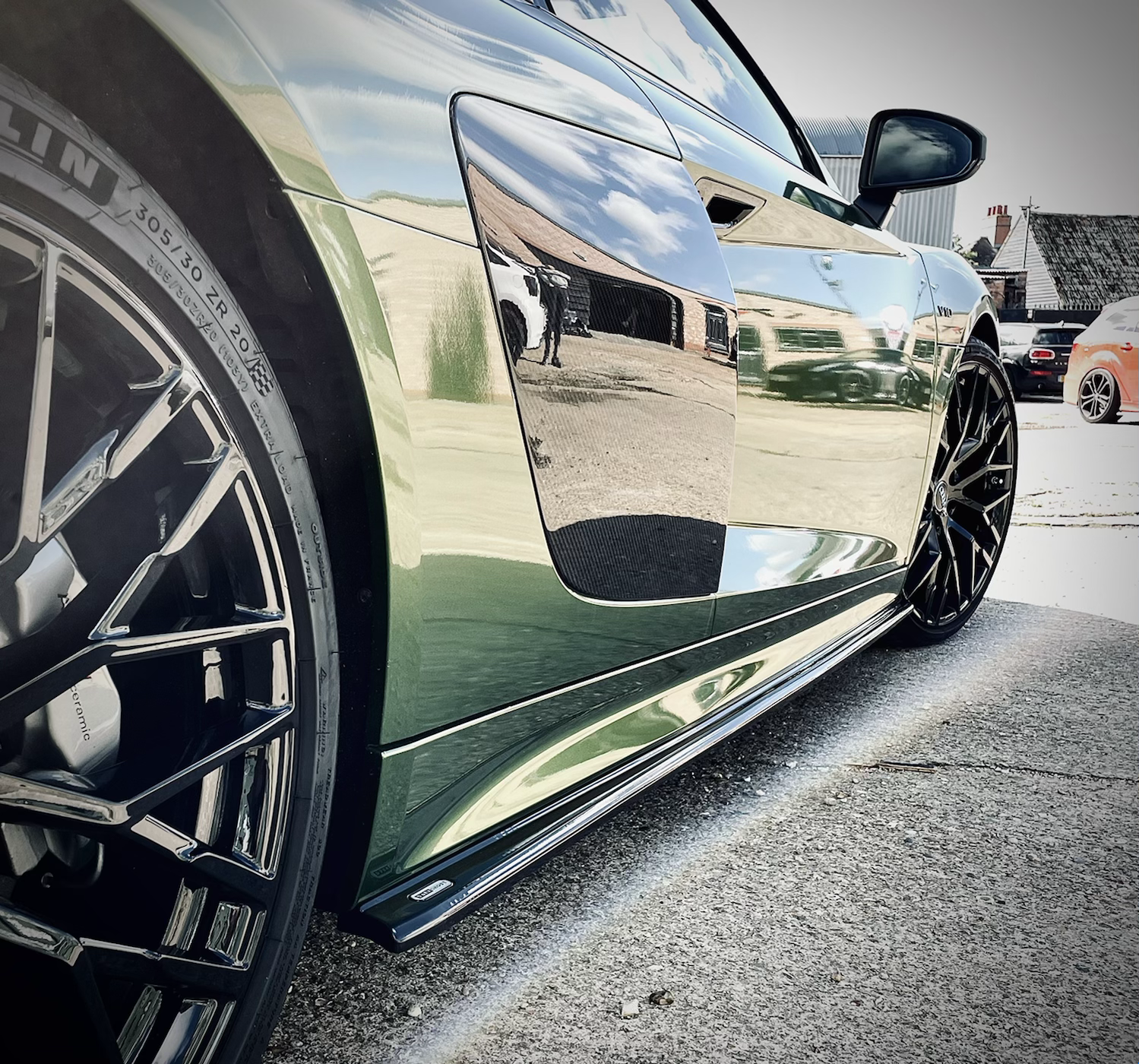 Audi R8 Gen 2 - Side Skirt Splitters