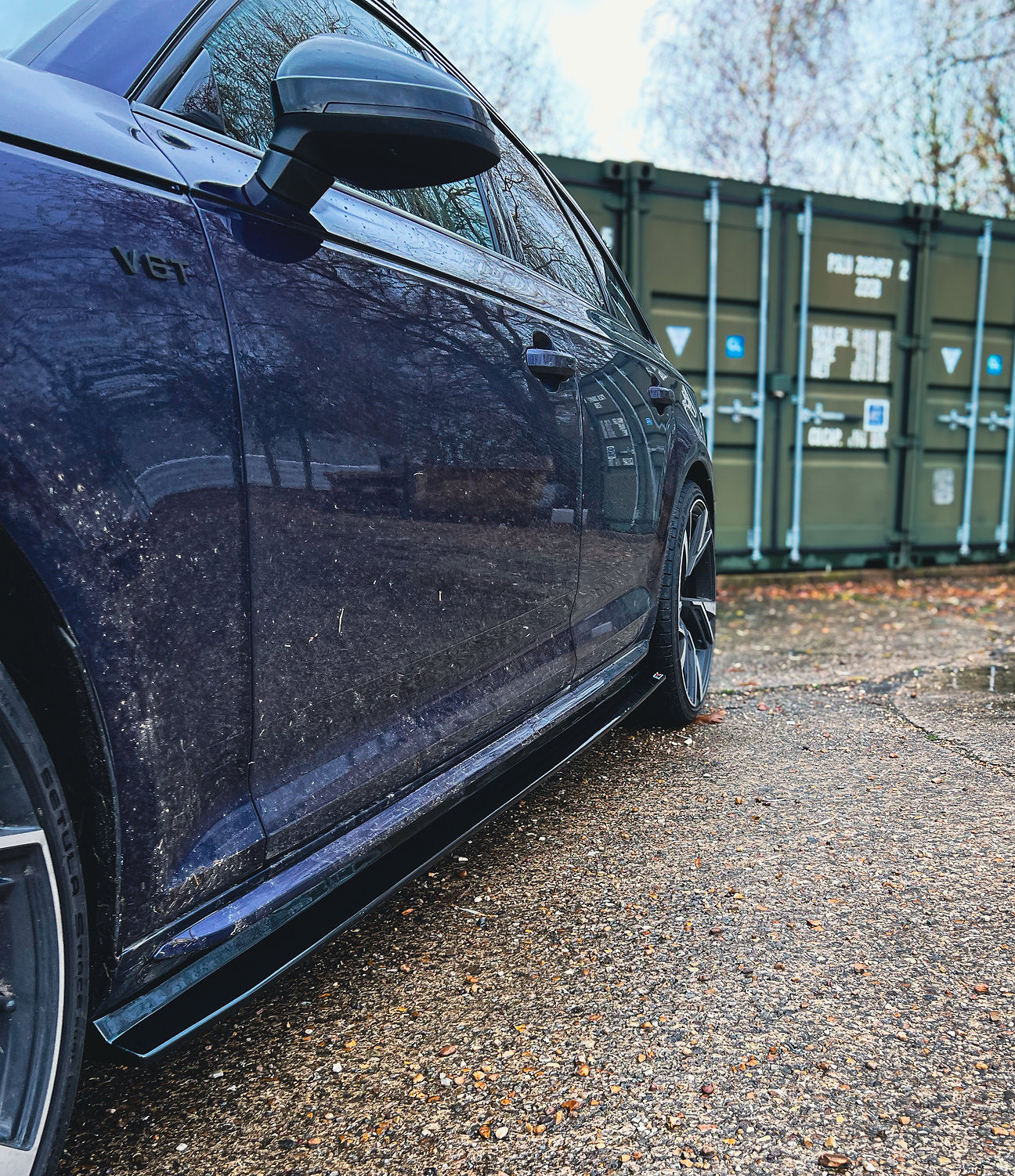 Audi A4 S-Line B9 Avant - Side Skirt Splitters