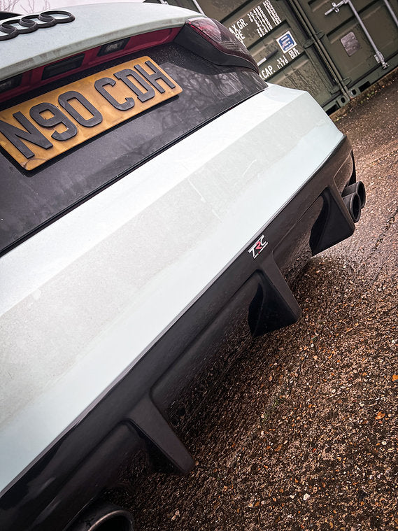 Audi S1 8X - Rear Finned Diffuser