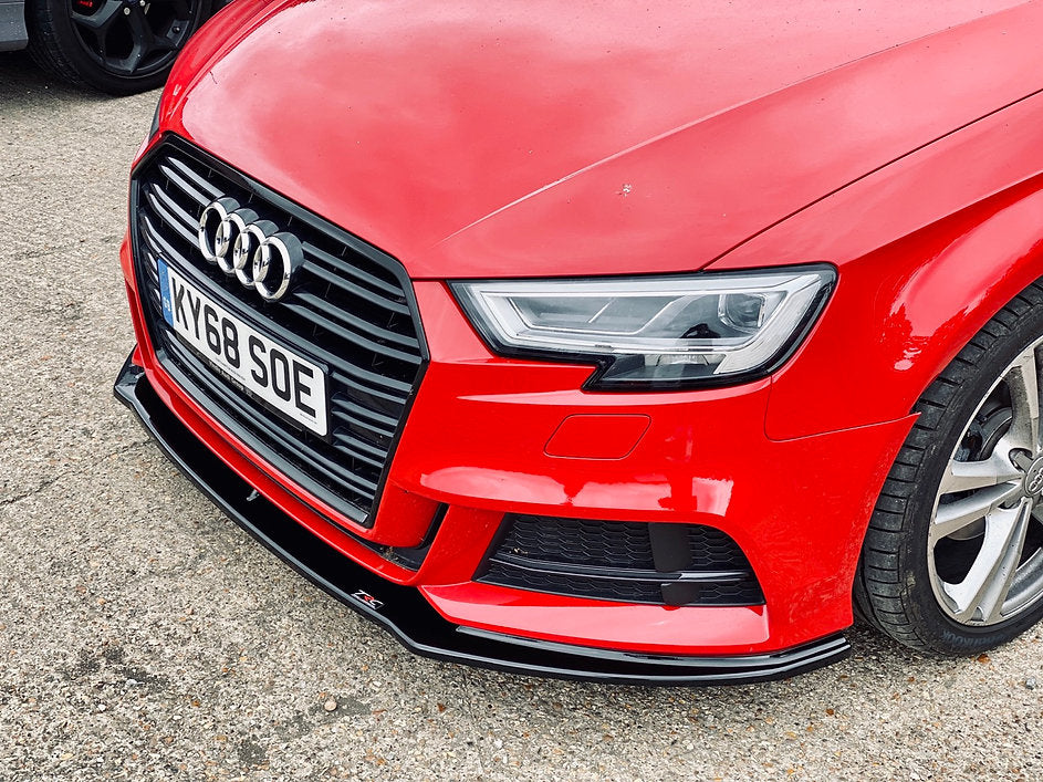 Audi A3 S-Line 8V Facelift Hatchback - Front Splitter