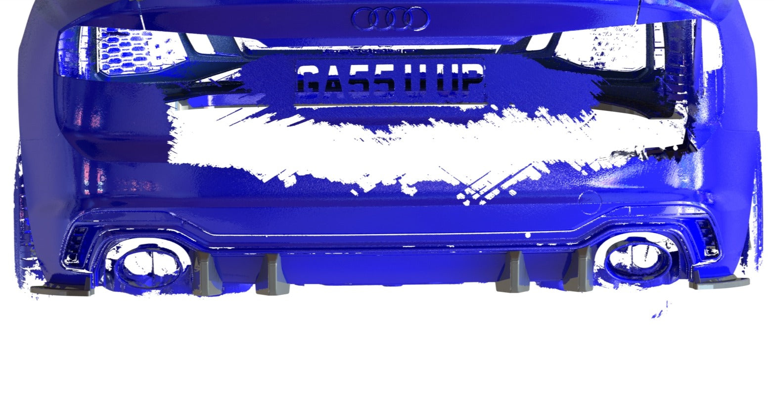 Audi RS5 B9 Sportback - Set of 4 Diffuser Fins