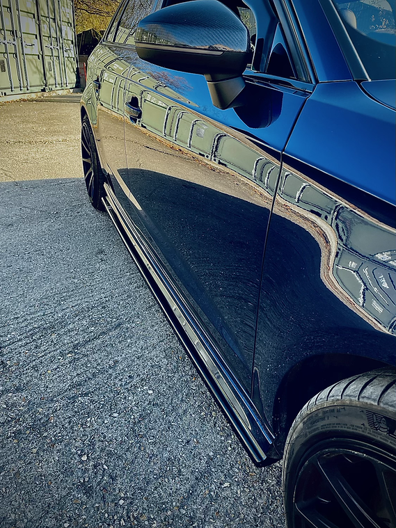 Audi A3 S-Line 8V Pre Facelift Sportback 5 Door - Side Skirt Splitters