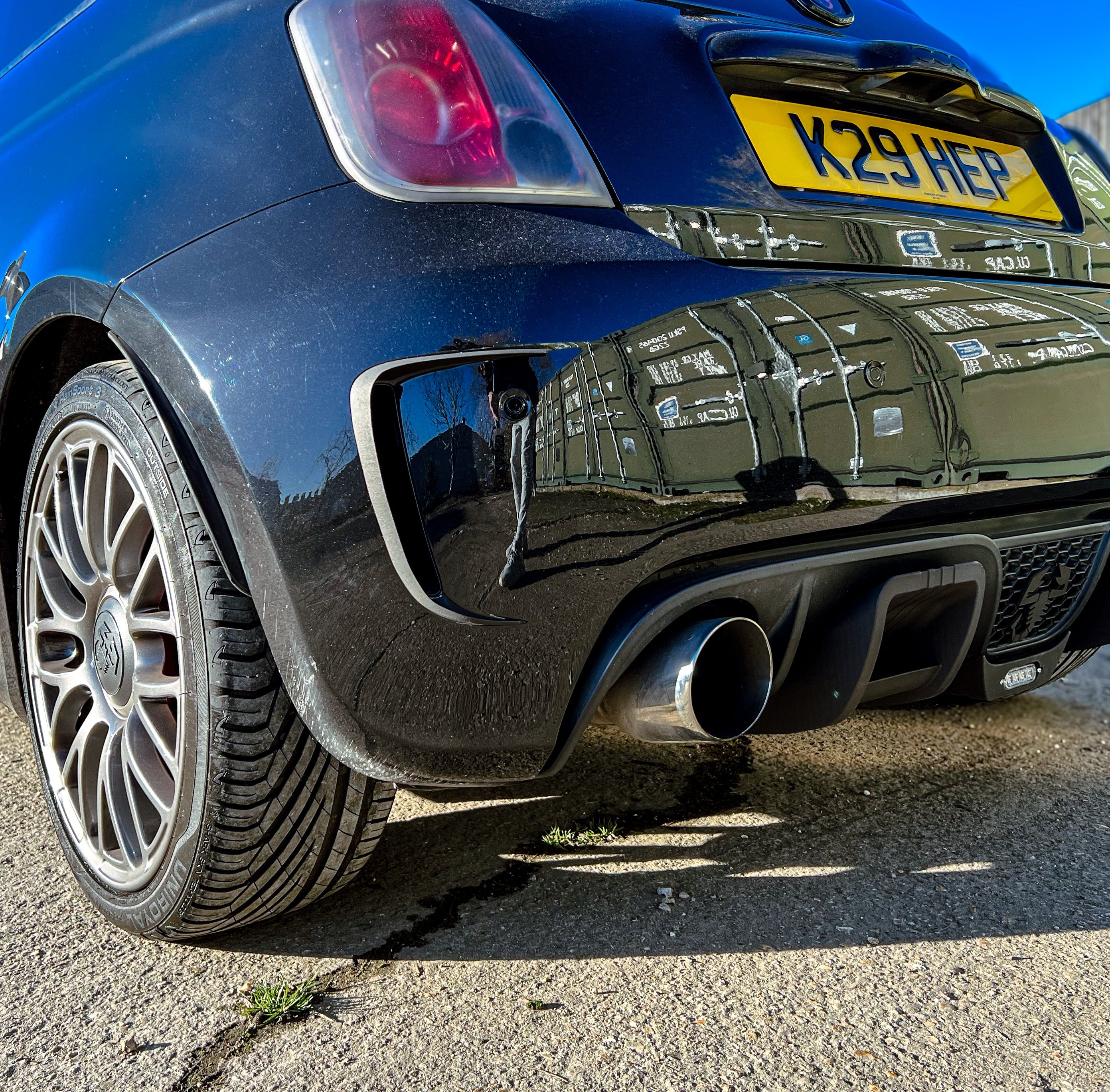 Fiat Abarth 500 Series 3 - Rear Vent Extensions