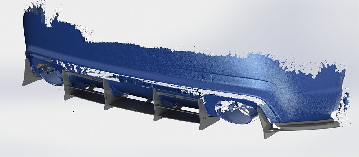 Audi RS3 8V Pre Facelift - Ally-Aero Diffuser