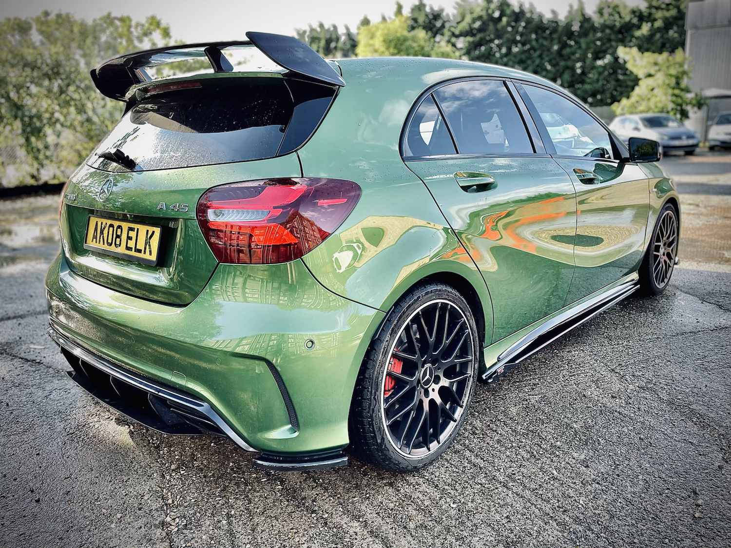 Mercedes A45 AMG W176 Pre Facelift Non-Aero - Rear Spats
