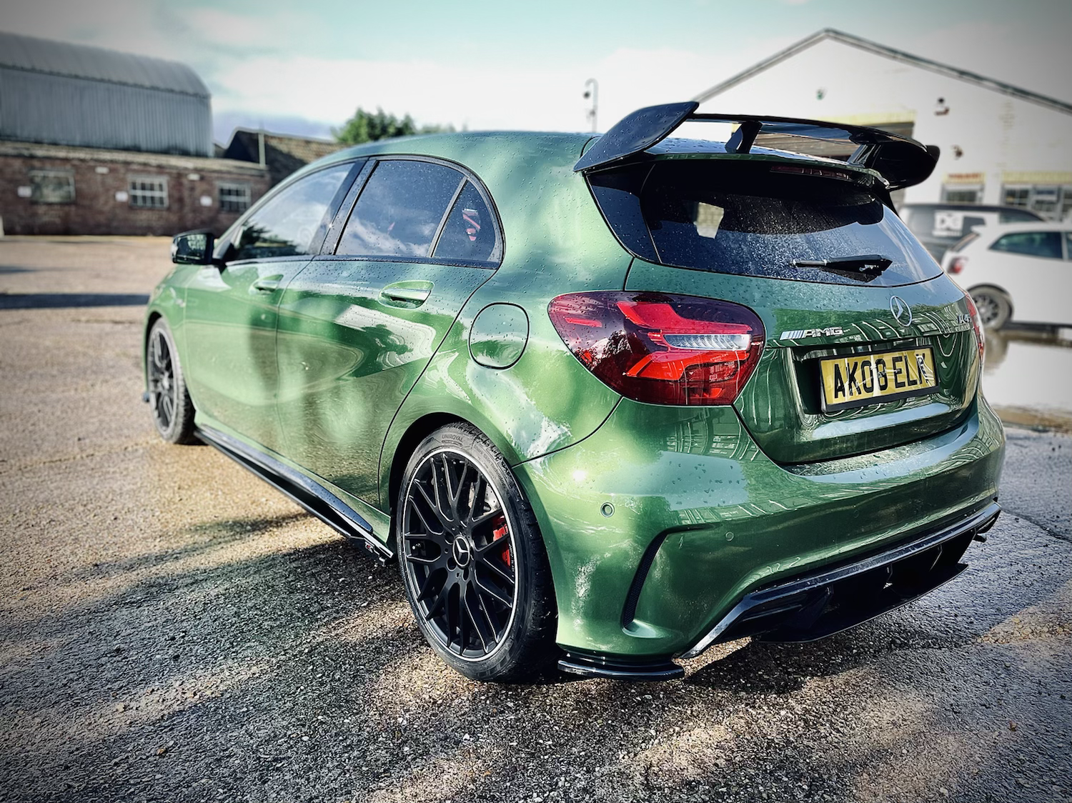 Mercedes A45 AMG W176 Facelift Aero - Rear Spats