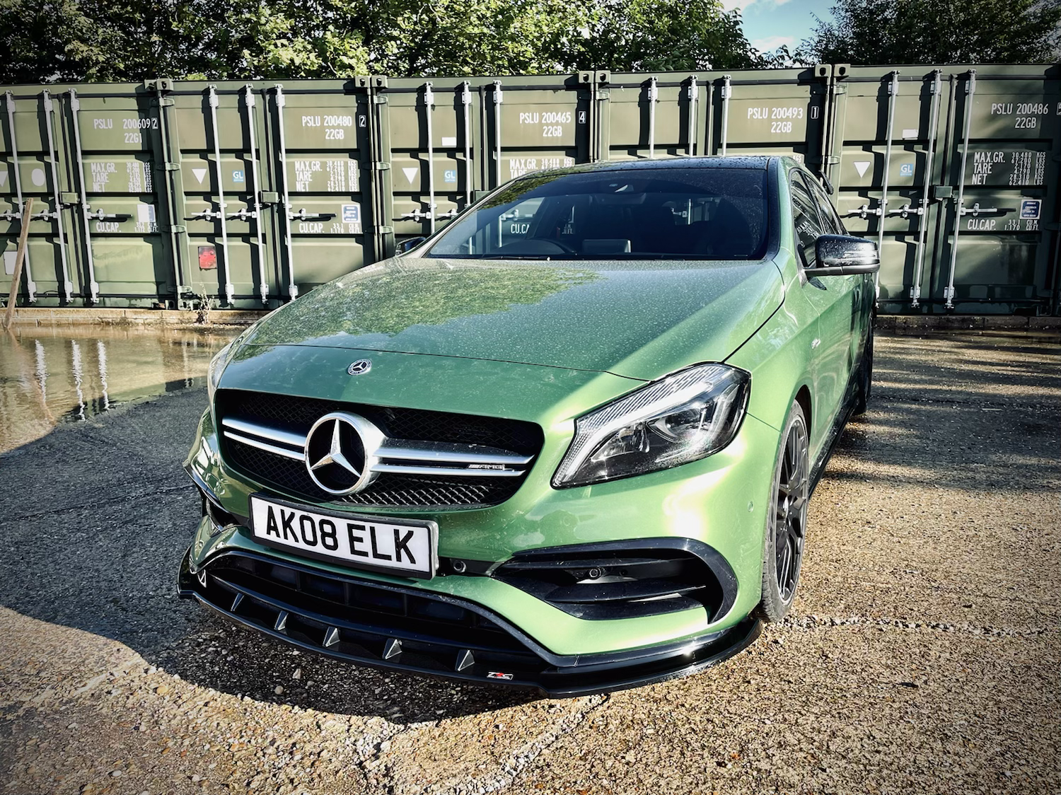 Mercedes A45 AMG W176 Pre Facelift Non-Aero - Front Splitter