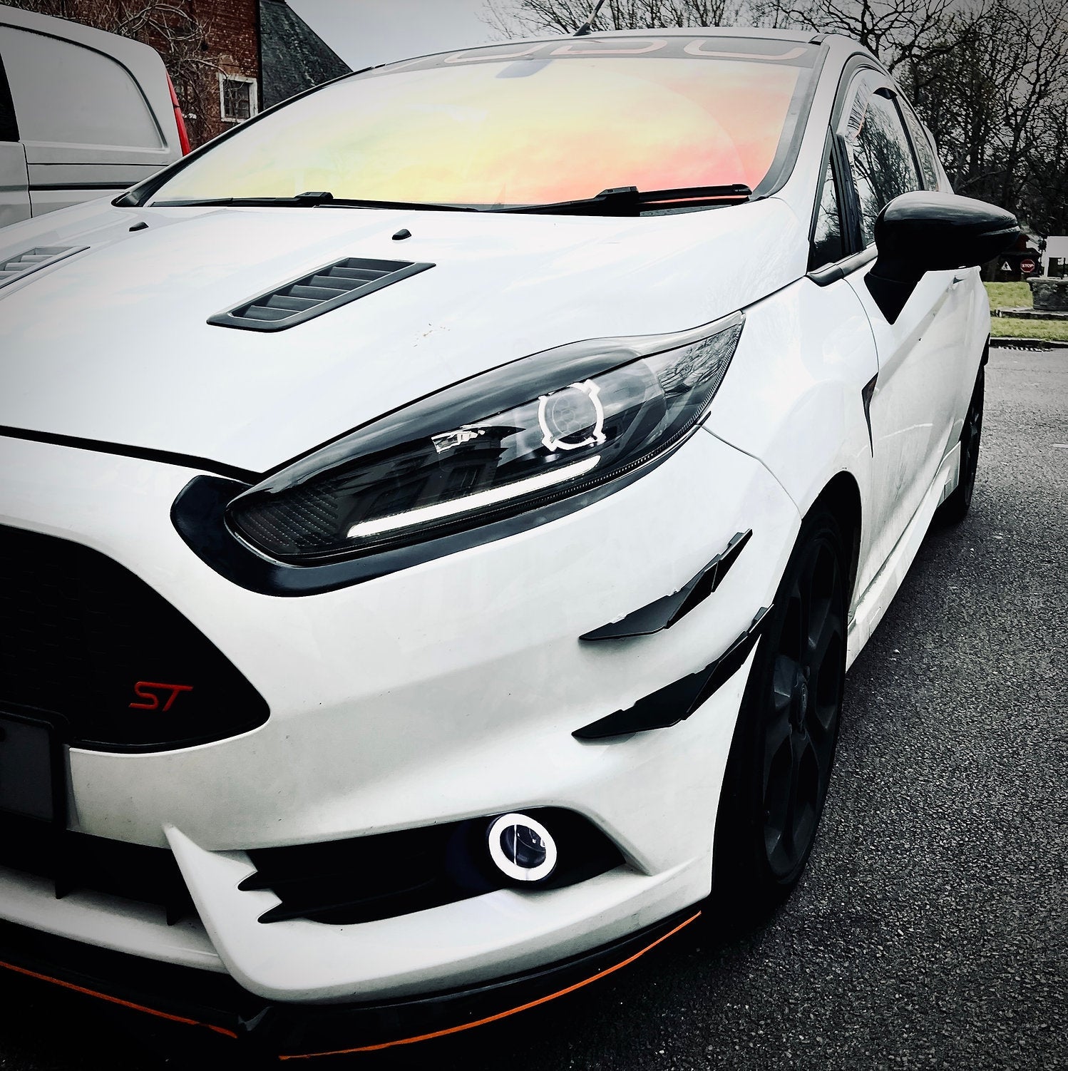 Ford Fiesta MK7.5 ST180 - Ally-Aero Front Bumper Canards
