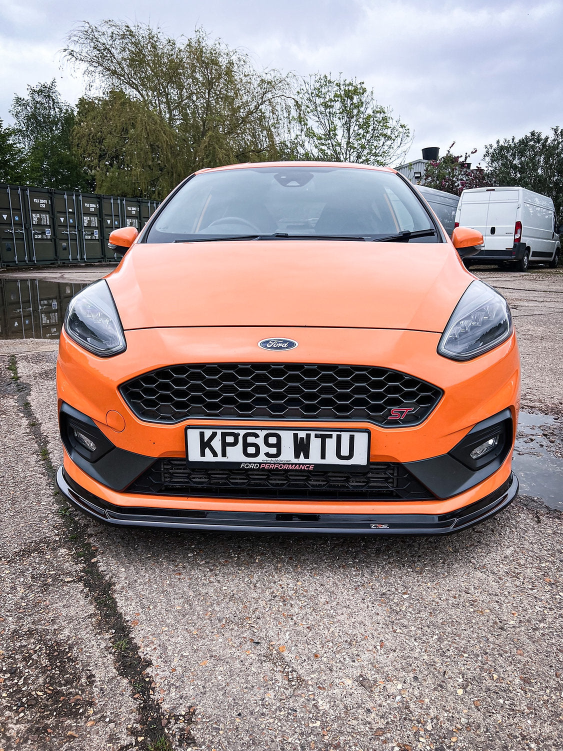 Ford Fiesta MK8 ST - V2 Front Splitter