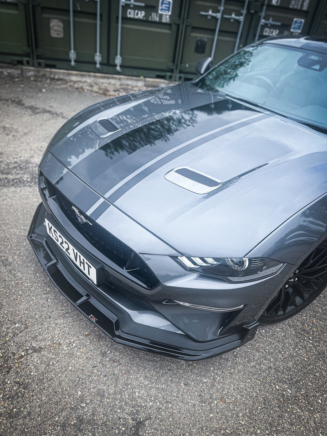 Ford Mustang 5.0L GT Facelift - Front Splitter Fins