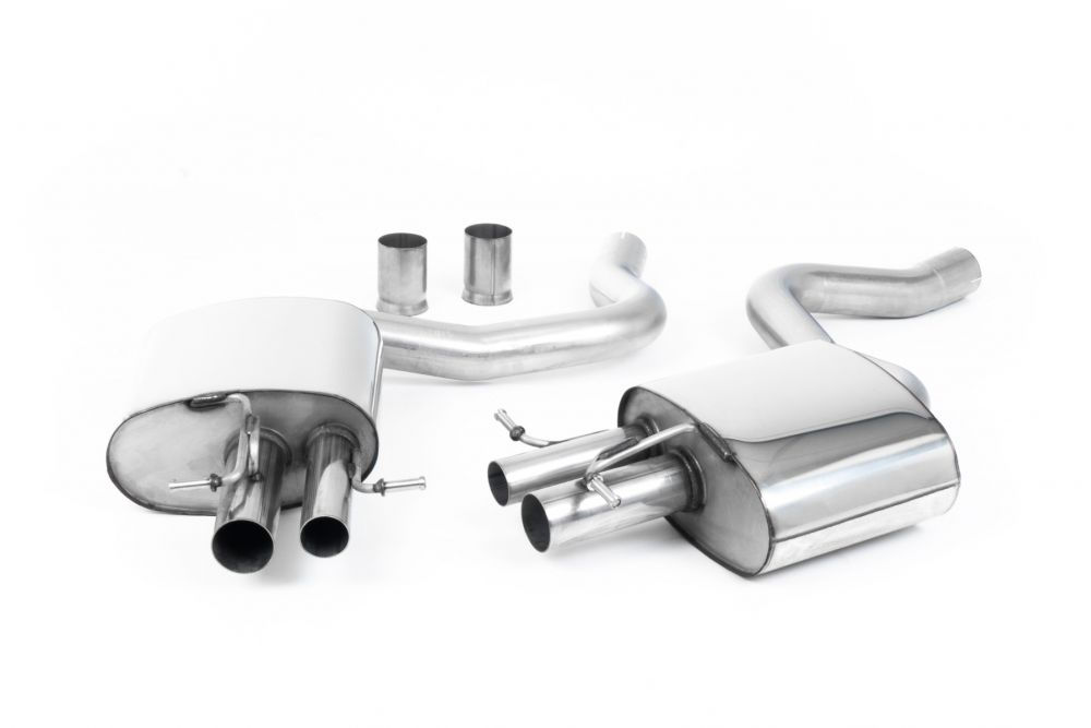 Milltek Rear Silencers Mercedes C-Class C63 and C63 S W2