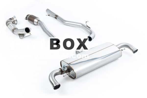 Milltek Turbo-back including Hi-Flow Sports Cat Audi TT Mk