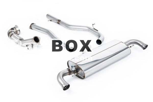 Milltek Turbo-back excluding Hi-Flow Sports Cat Audi TT Mk