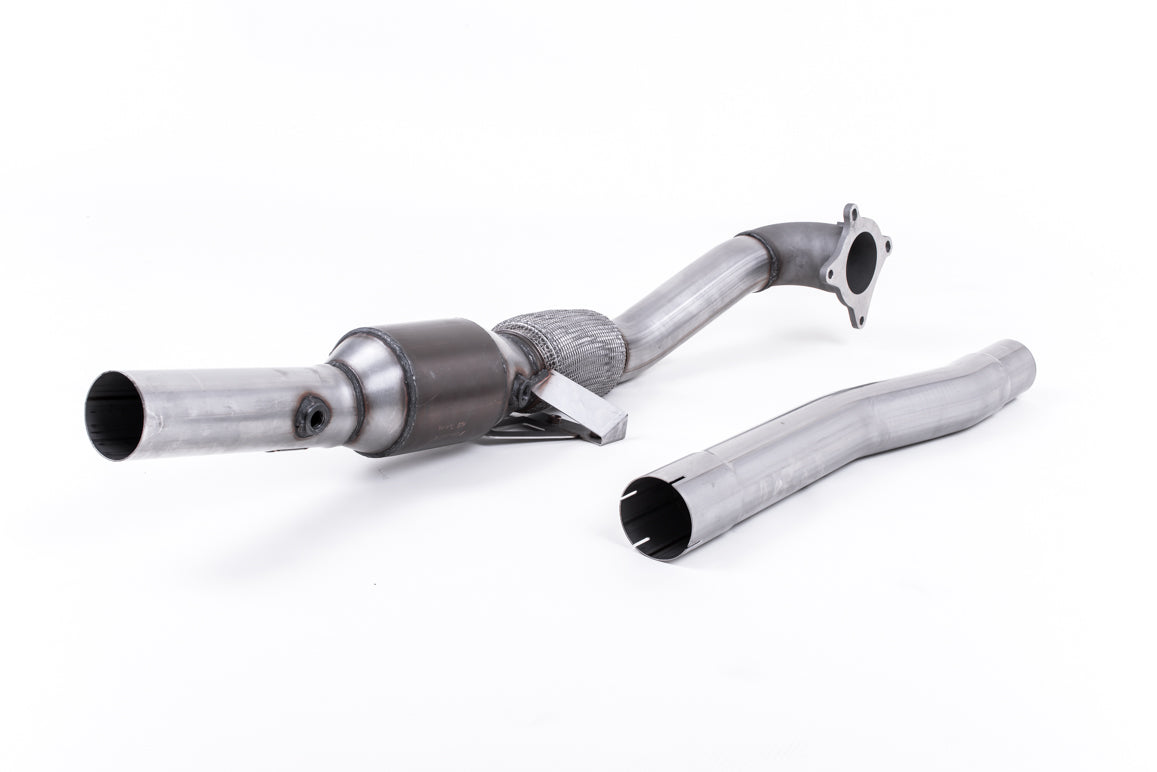 Milltek Large Bore Downpipe and Hi-Flow Sports Cat Audi TT