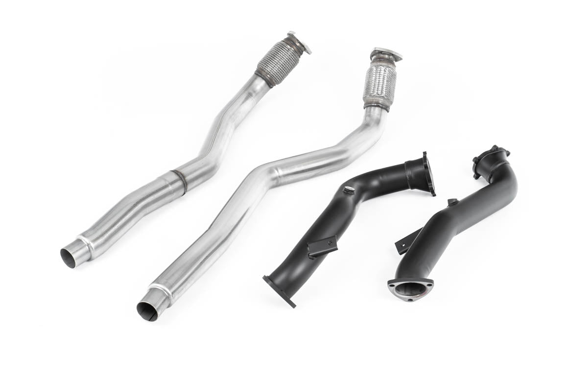 Milltek Large-bore Downpipes and Cat Bypass Pipes Audi S7