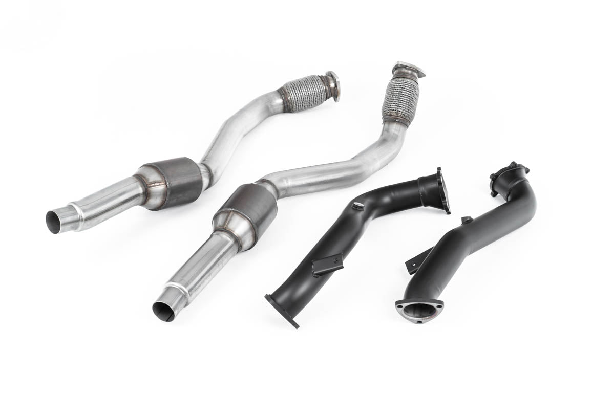Milltek Large Bore Downpipes and Hi-Flow Sports Cats Audi