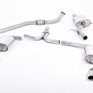 Milltek Cat-back Audi A4 2.0 TFSI S line B8 2WD and quat