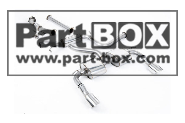 Milltek Turbo-back excluding Hi-Flow Sports Cat Ford Focus