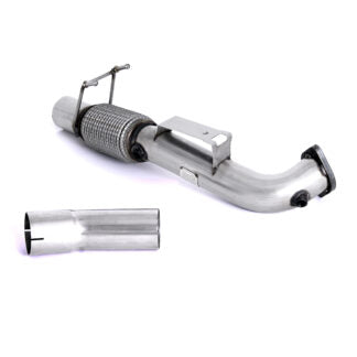 Milltek Large-bore Downpipe and De-cat Ford Focus Mk3 RS