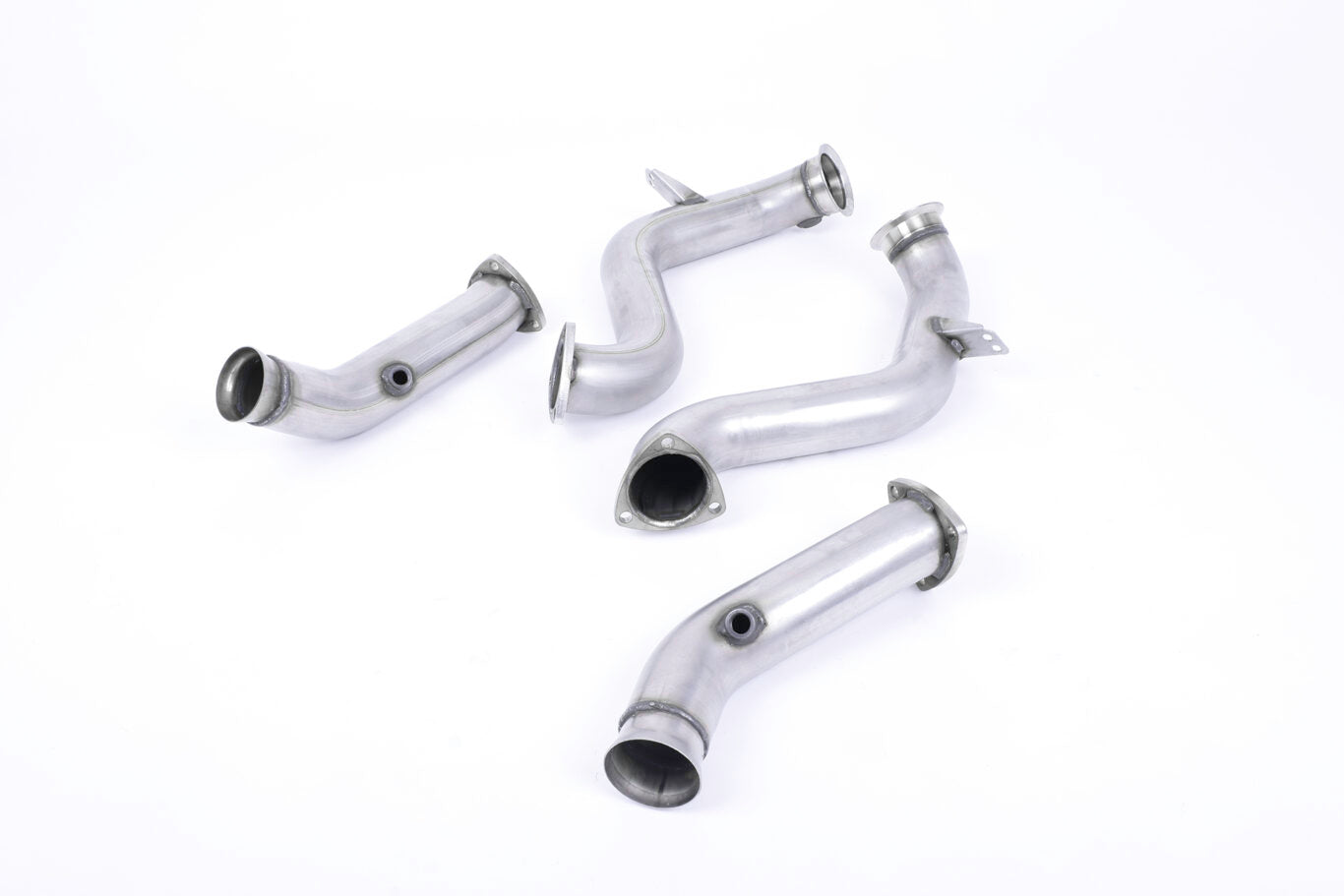 Milltek Large-bore Downpipes and Cat Bypass Pipes Mercedes