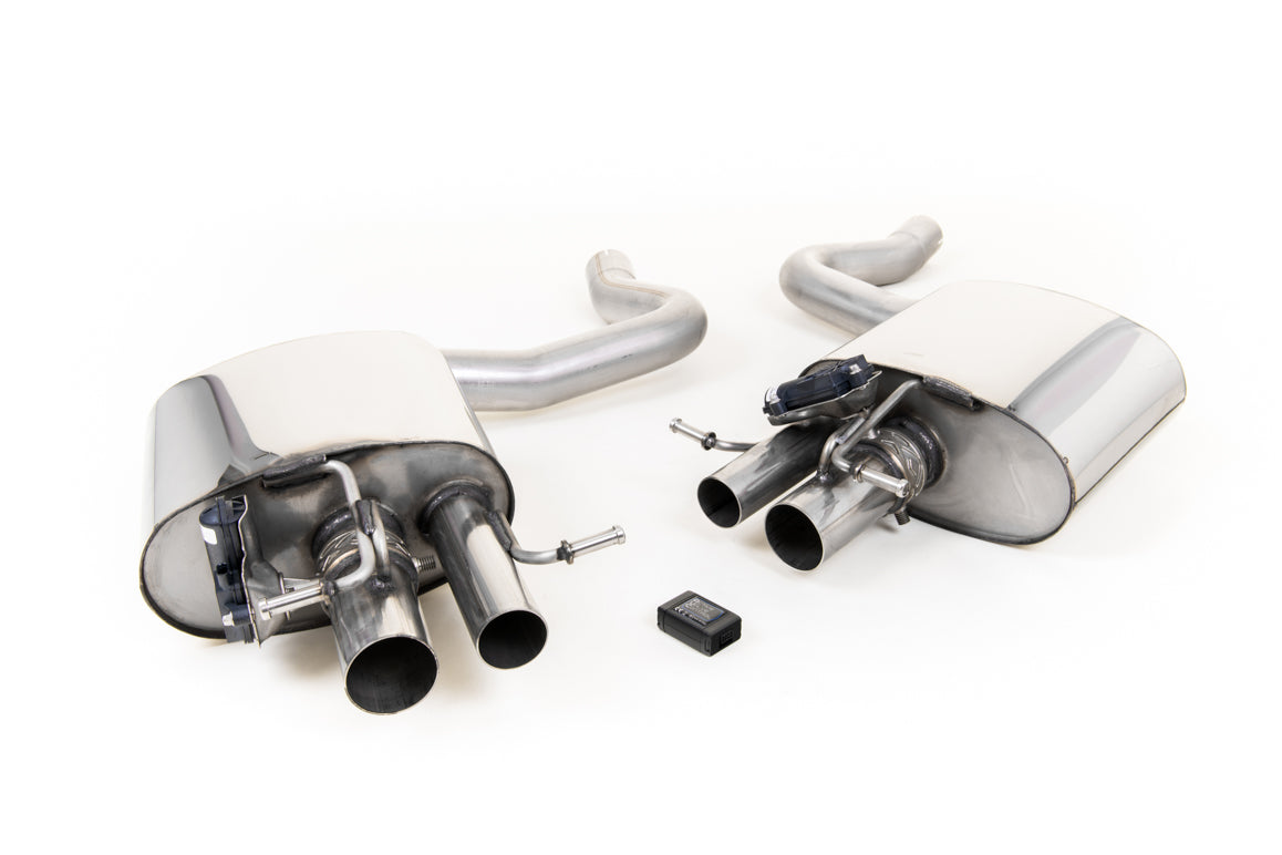 Milltek Rear Silencers Mercedes C-Class C63 and C63 S W2