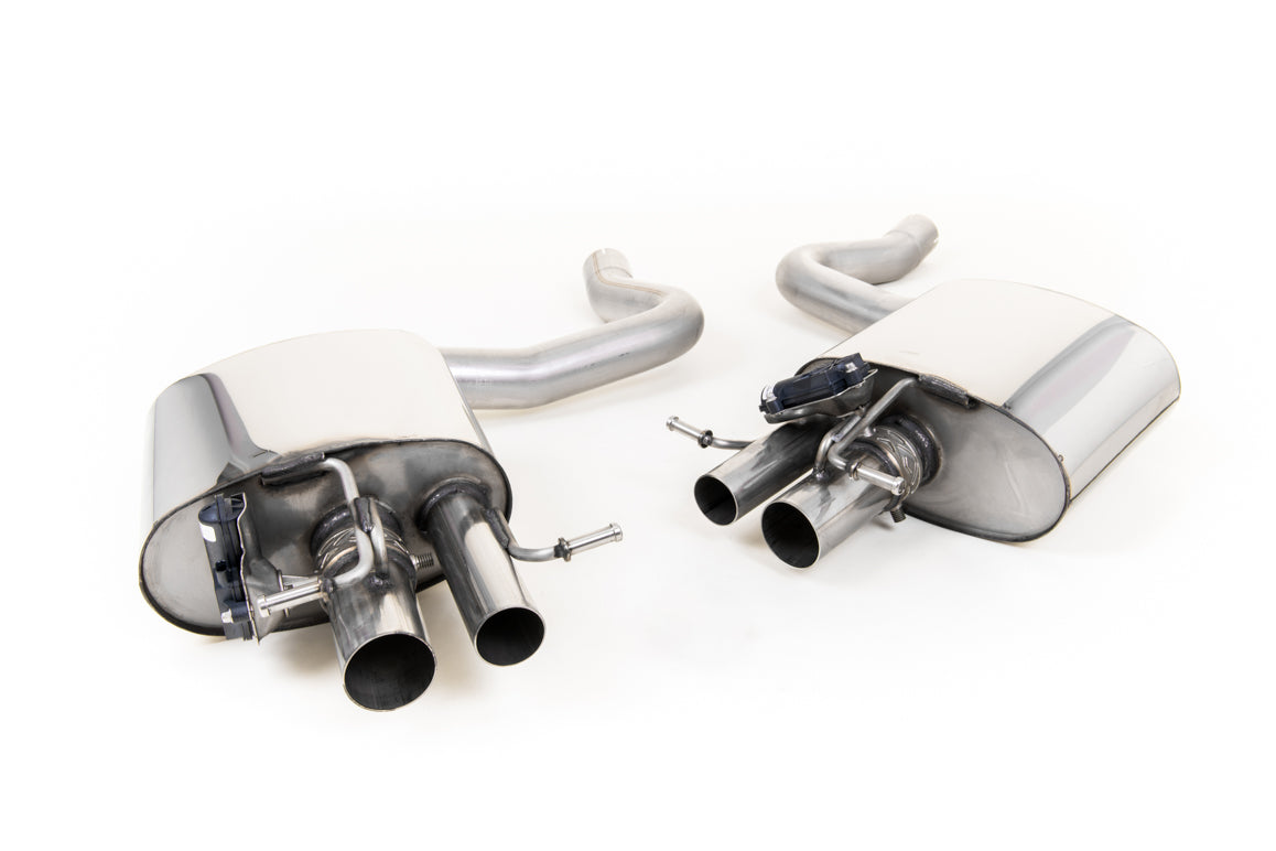 Milltek Rear Silencers Mercedes C-Class C63 and C63 S W2