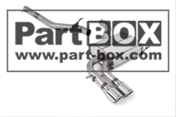 Milltek Cat Back Exhaust Audi A3 2.0T FSI Quattro 5-Door SportBack 04-12 Non-resonated (Louder)