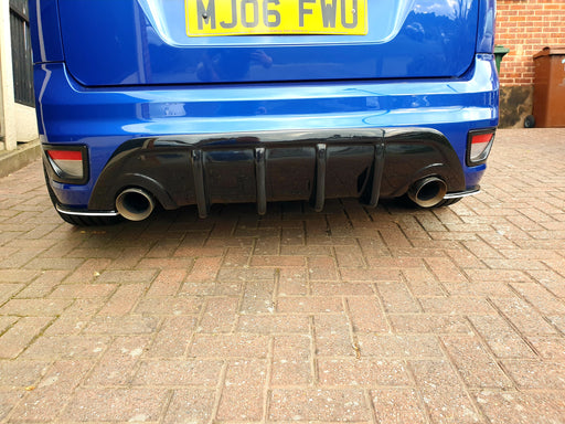 Ford Focus RS Style Pre Facelift 4 Fin Diffuser New 2005-2007