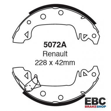 EBC Brake Shoes 5072A