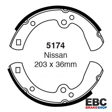 EBC Brake Shoes 5174