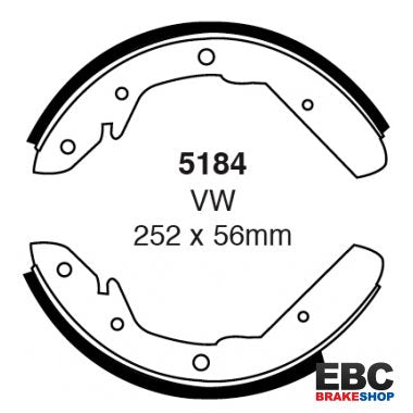 EBC Brake Shoes 5184