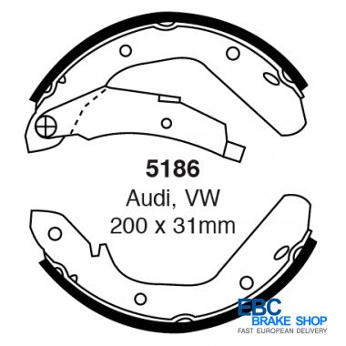 EBC Brake Shoes 5186