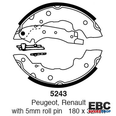EBC Brake Shoes 5243
