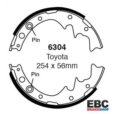 EBC Brake Shoes 6304