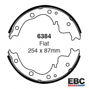 EBC Brake Shoes 6384
