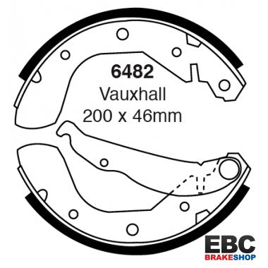EBC Brake Shoes 6482