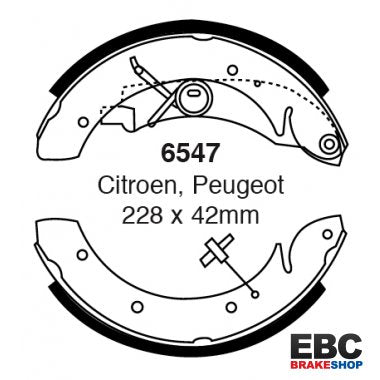 EBC Brake Shoes 6547